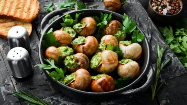 Schnecken nach Burgunder Art – Escargots de Bourgogne – Frankreich