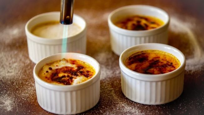 Gebrannte Creme – Crème Brûlée – Frankreich